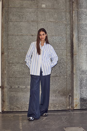 Haute L \' Amitié - Logo Tape Track Pant - Navy 